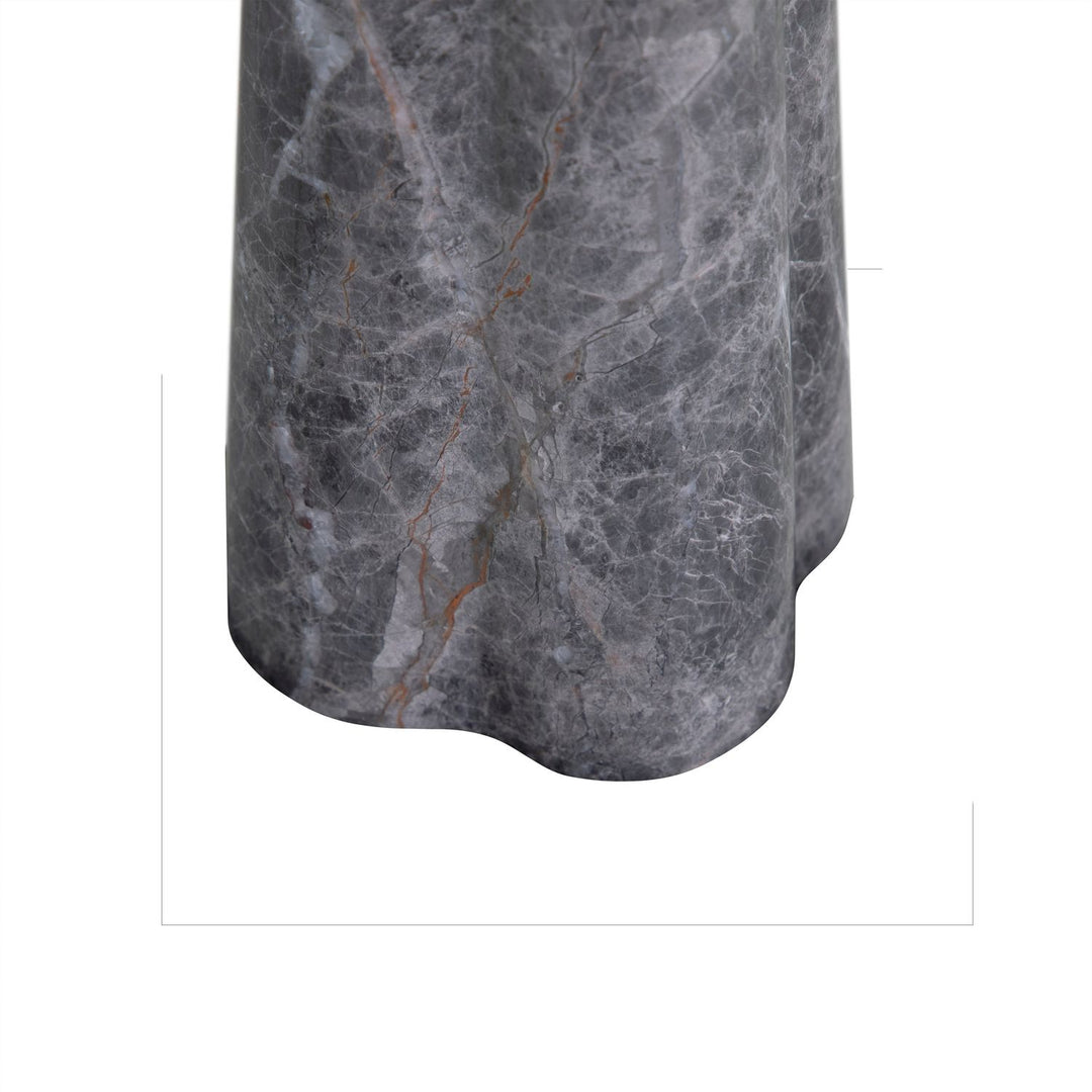 Margaret Marble Rubbed Bronze Table Lamp - 32.25 In. H