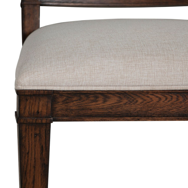 Mathis Wood Sculpted Back Dining Side Chair