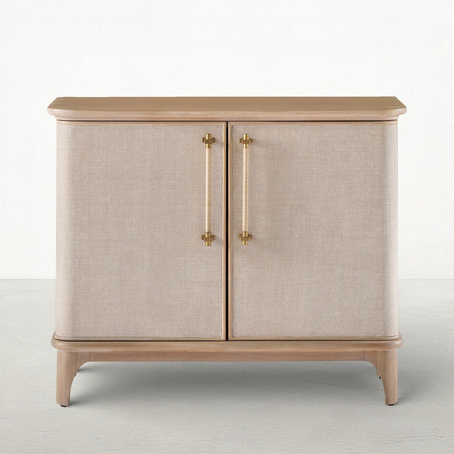 Somerset Mahogany Wood Accent Chest - 1 Shelves, Drift Cabinet