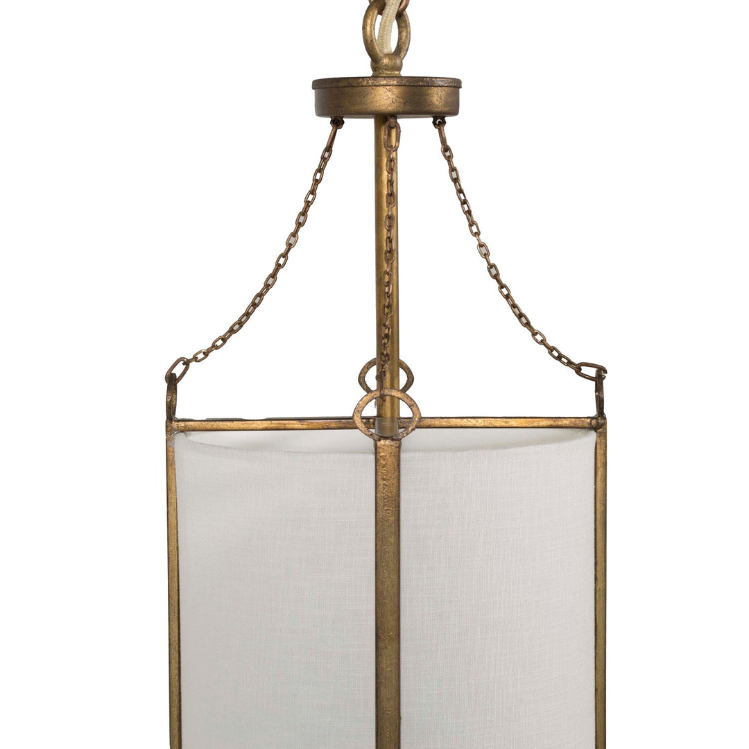 Ida Metal Antique Bronze Pendant - 9.5 In. D X 21.25 In. H