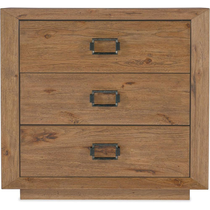 Nightstands Montana Three Drawer Nightstand - Brown - Wood