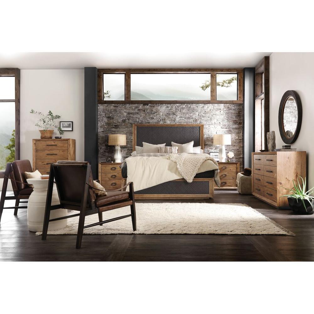 Nightstands Montana Three Drawer Nightstand - Brown - Wood