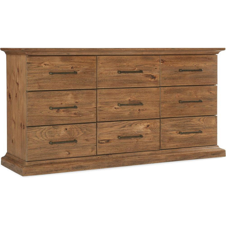 Dressers & Chests Montana Nine Drawer Dresser - Brown