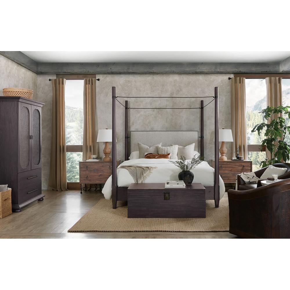 Beds Montana Poster Bed With Canopy - Black