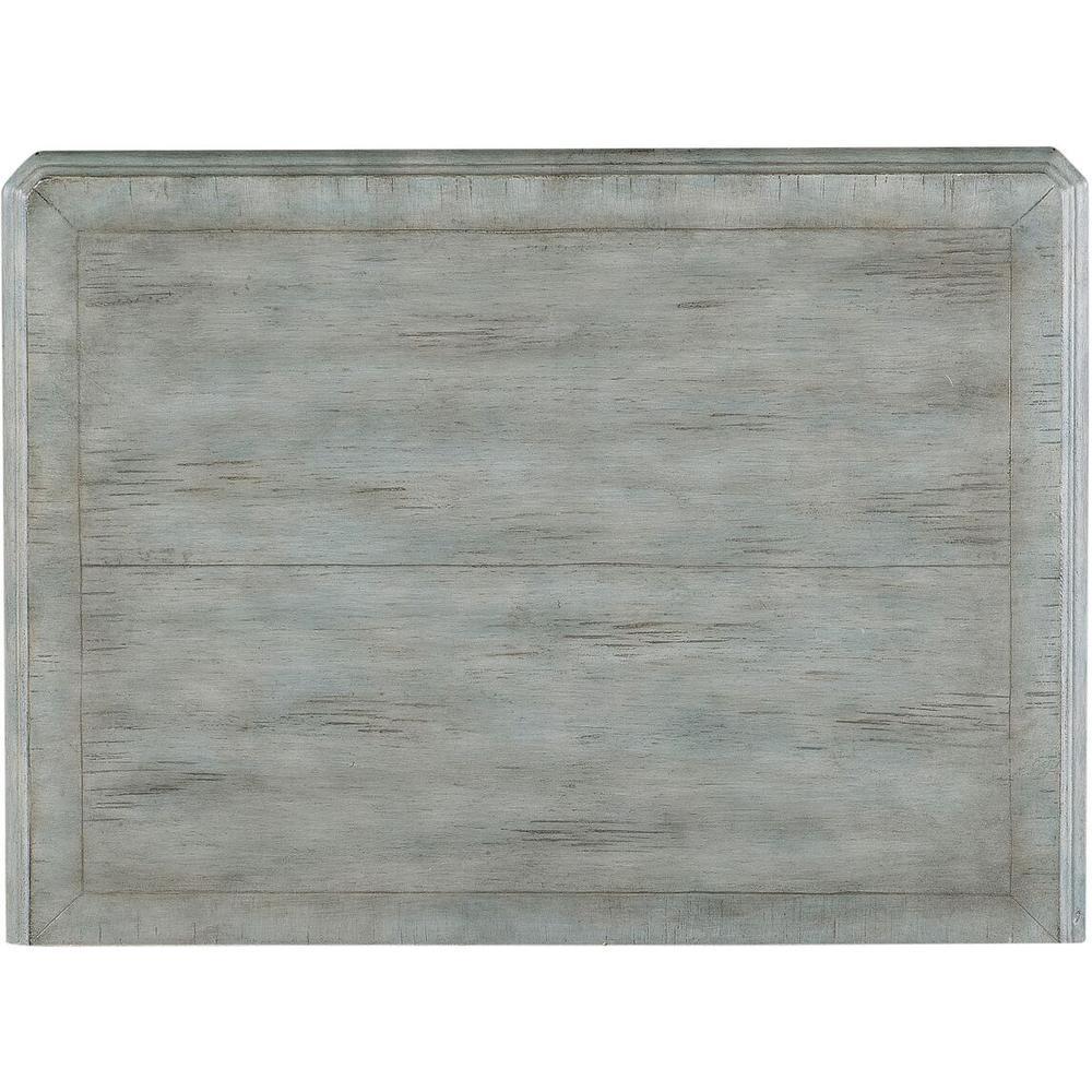 Side Tables Hamption Two-Drawer Accent Table - Green - Wood - Rectangle