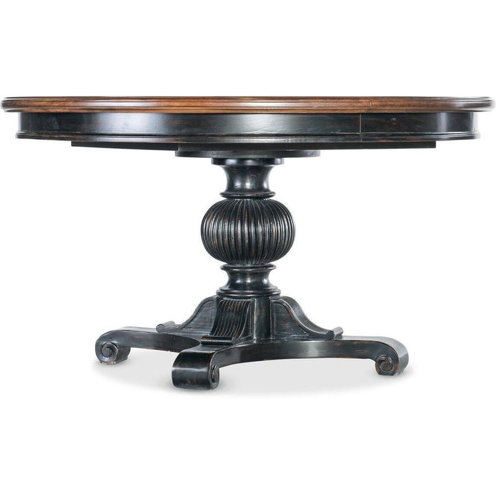 Charleston Round Pedestal Dining Table w/1-20in leaf