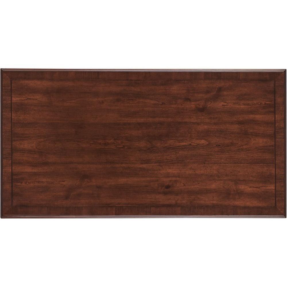 Hamption Rectangle Cocktail Table - Brown - Metal Resin Wood - Rectangle