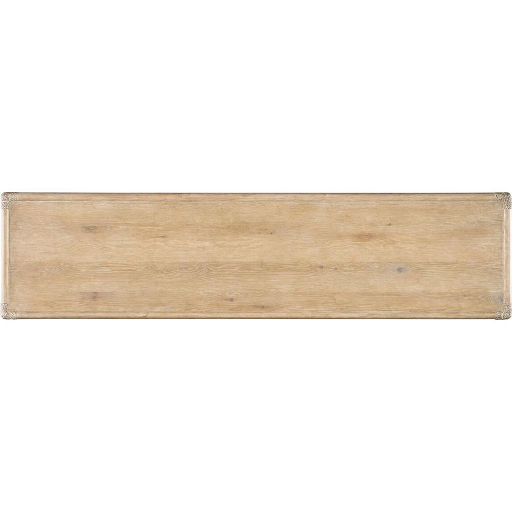 Solace Pole Rattan Console - Light Wood