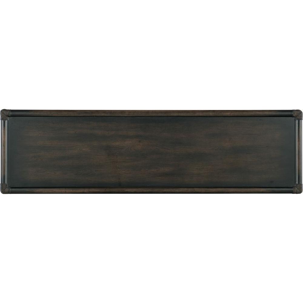 Retreat Pole Rattan Dresser - Dark Wood