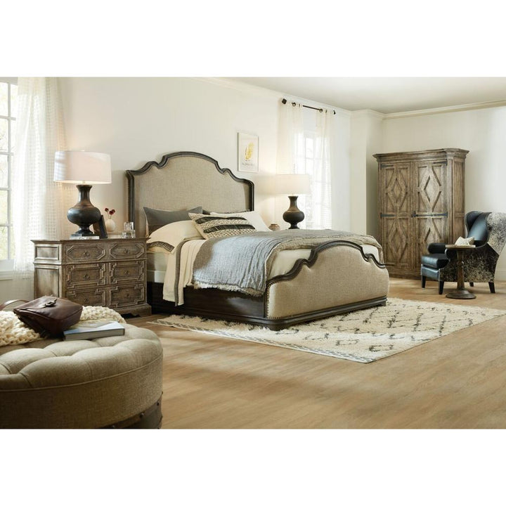 Armoires & Wardrobes Montgomery Mt. Maria Wardrobe - Brown Silver - Glass Wood