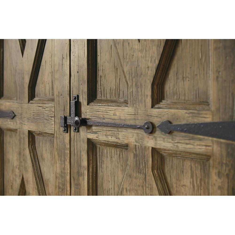 Montgomery Mt. Maria Wardrobe - Brown Silver - Glass Wood