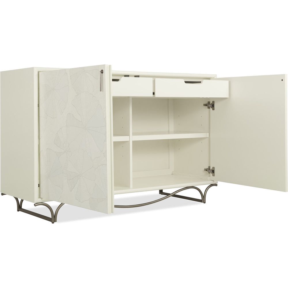 Melange White Lotus Hall Chest