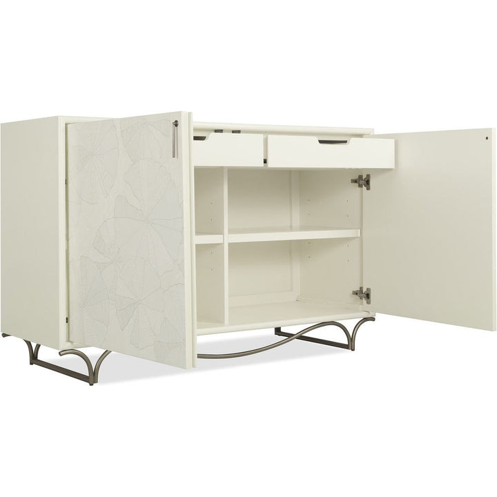 Melange White Lotus Hall Chest