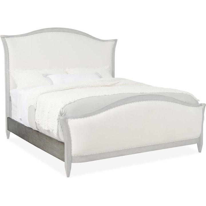 Beds Florence Upholstered Bed - Speckled Gray - Grey