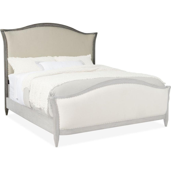 Beds Florence Upholstered Bed - Speckled Gray - Grey