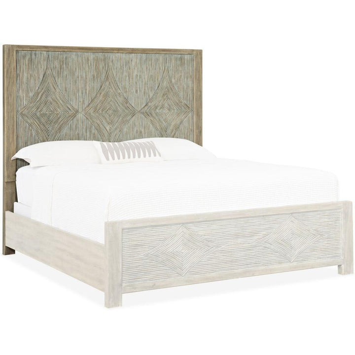 Beds Oceanview King Panel Bed - Natural