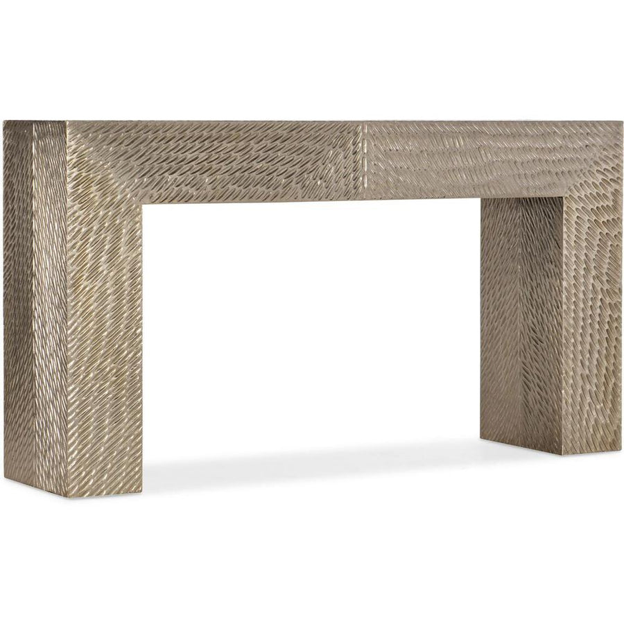 Console Tables Valencia Console Table - Silver - Metal