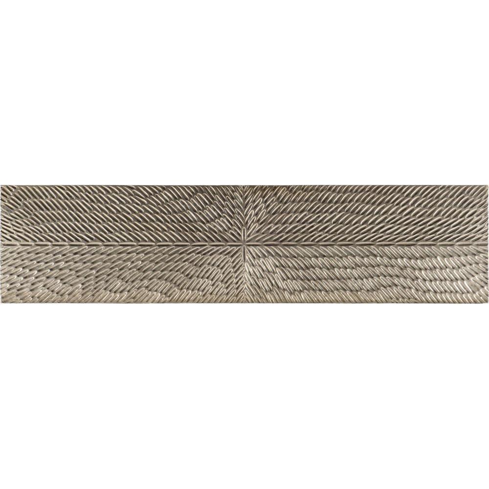 Console Tables Valencia Console Table - Silver - Metal