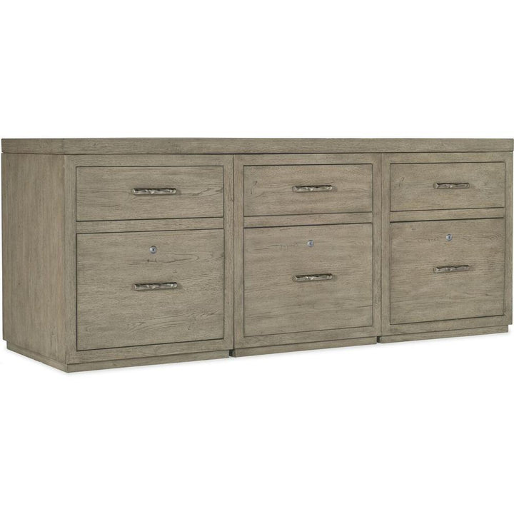 Sideboards & Credenzas Bluff Credenza - 72In Top-3 Small Files - Grey
