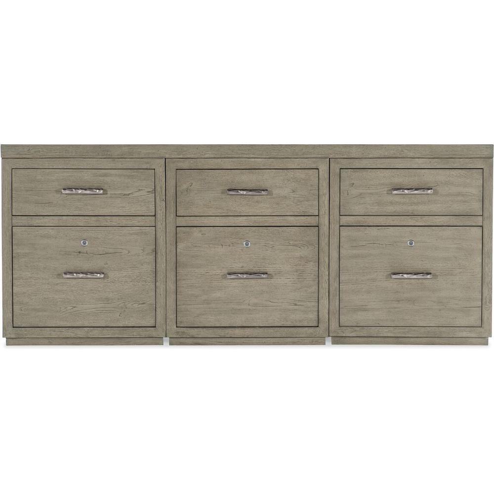 Sideboards & Credenzas Bluff Credenza - 72In Top-3 Small Files - Grey