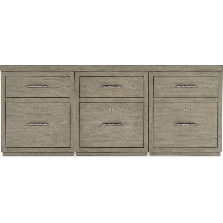 Sideboards & Credenzas Bluff Credenza - 72In Top-3 Small Files - Grey