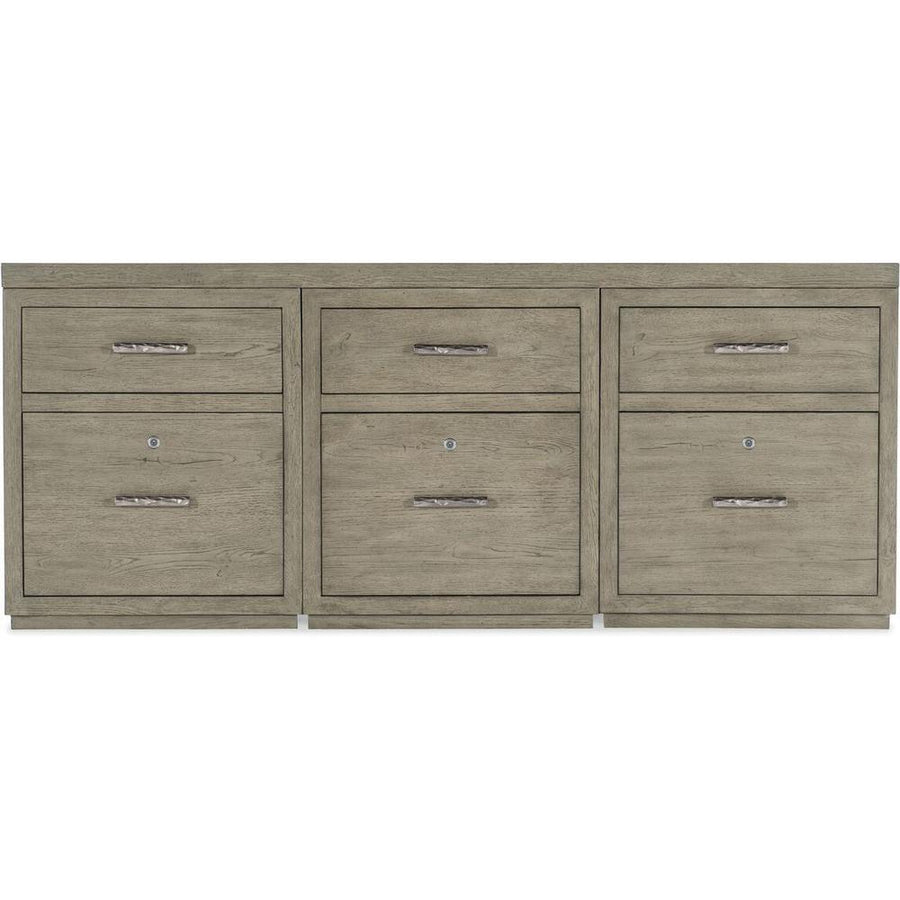 Sideboards & Credenzas Bluff Credenza - 72In Top-3 Small Files - Grey