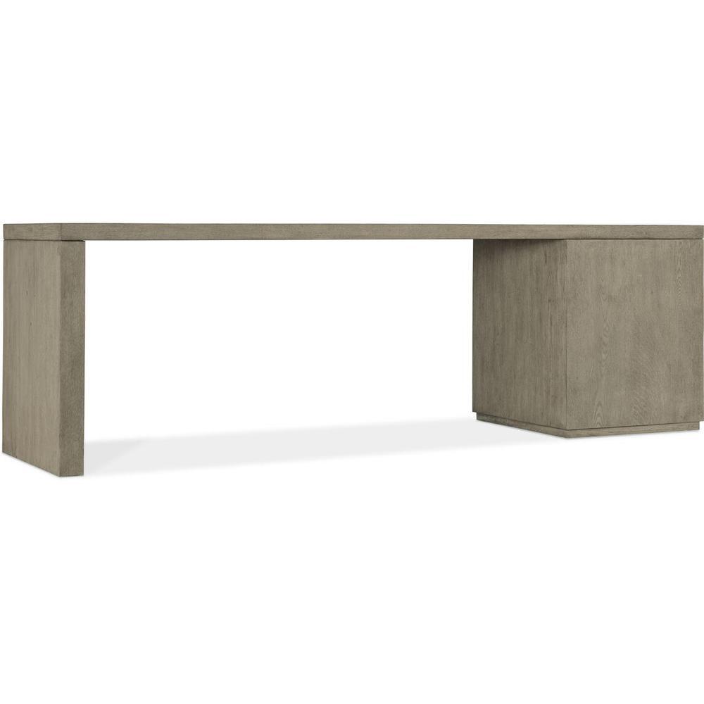 Desks Bluff Desk - 96In Top-Small File And 1 Leg