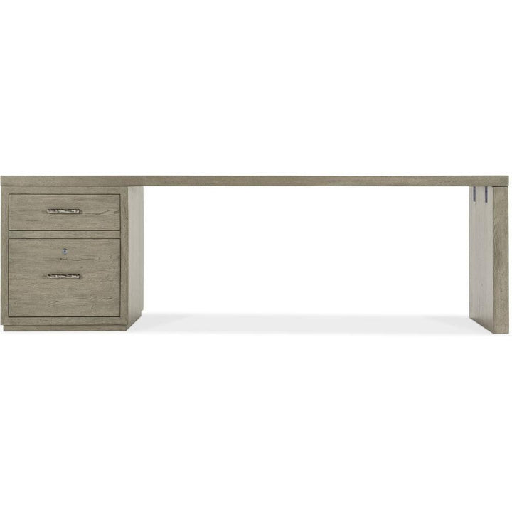Desks Bluff Desk - 96In Top-Small File And 1 Leg