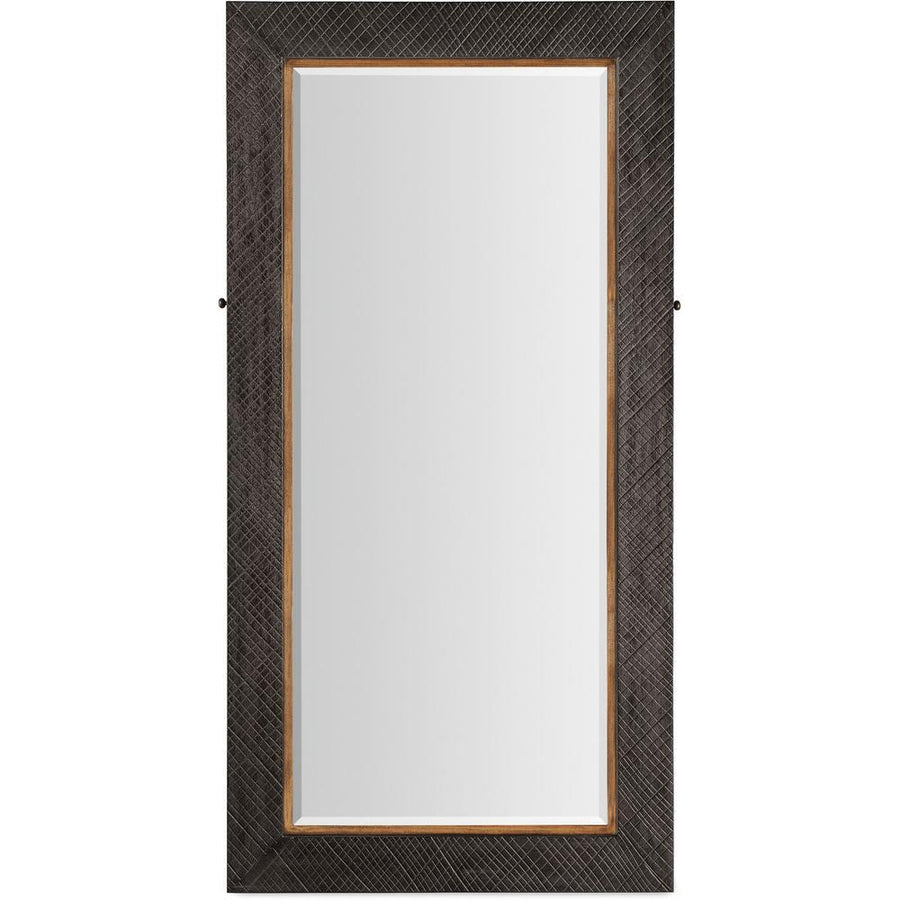 Standing Mirrors Montana Floor Mirror W/Jewelry Storage - Grey - Mirror Resin Wood