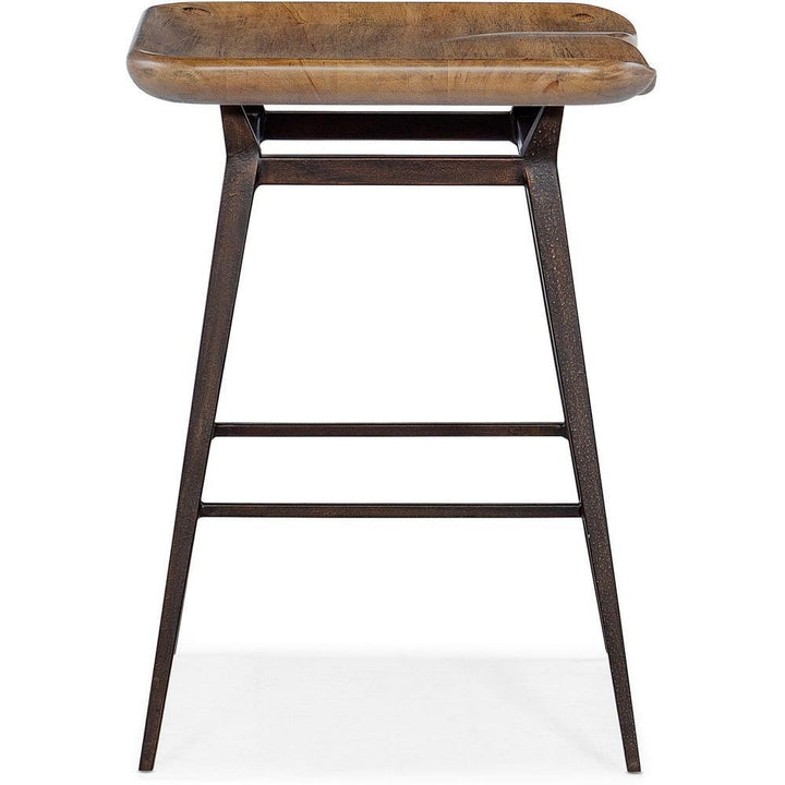 Montana Stool - Brass - Metal Wood