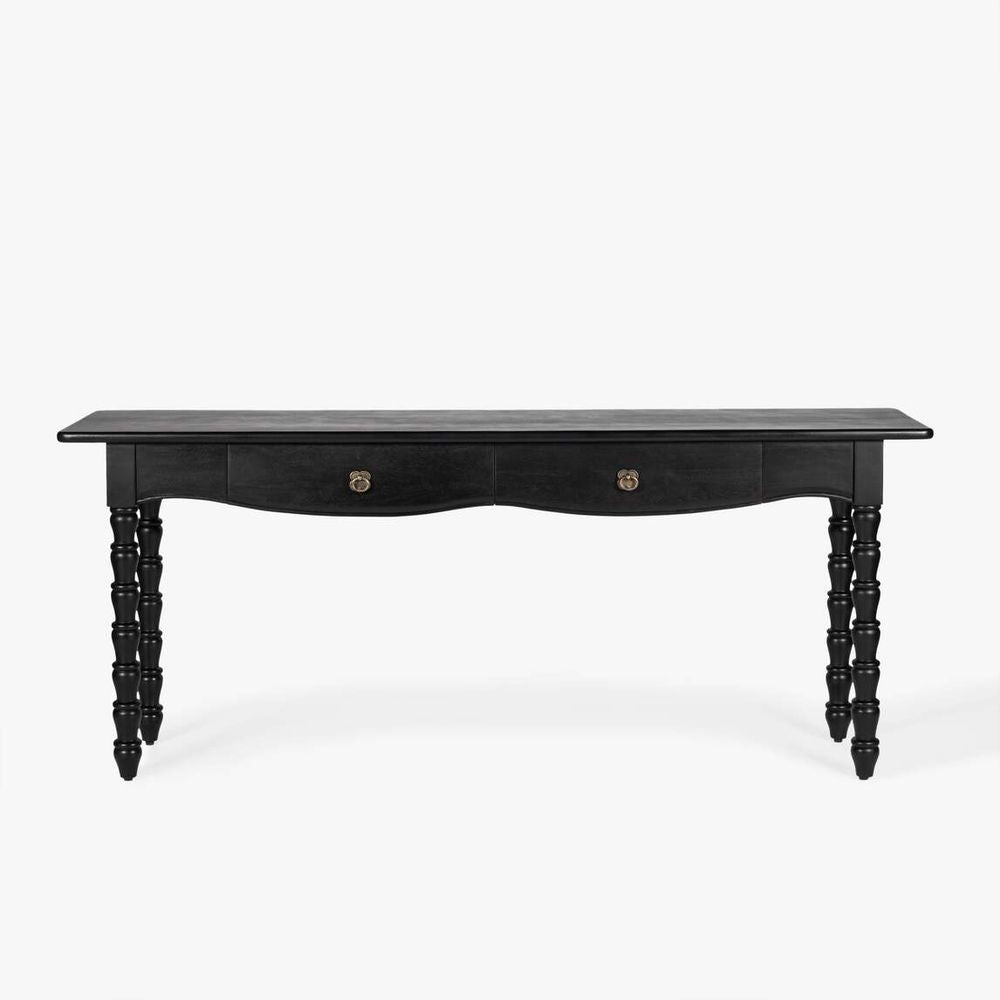 Spindle Console Table - 72" - Black
