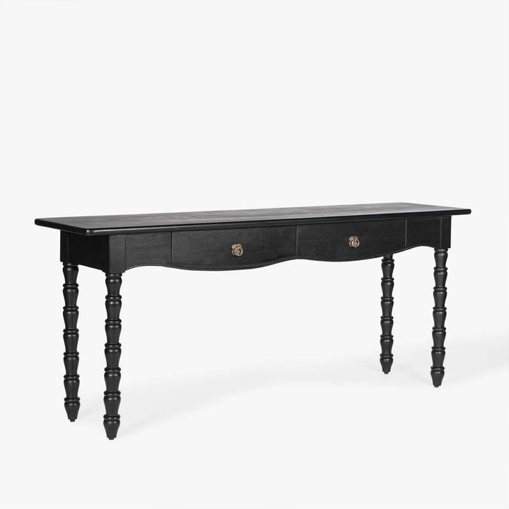 Spindle Console Table - 72" - Black