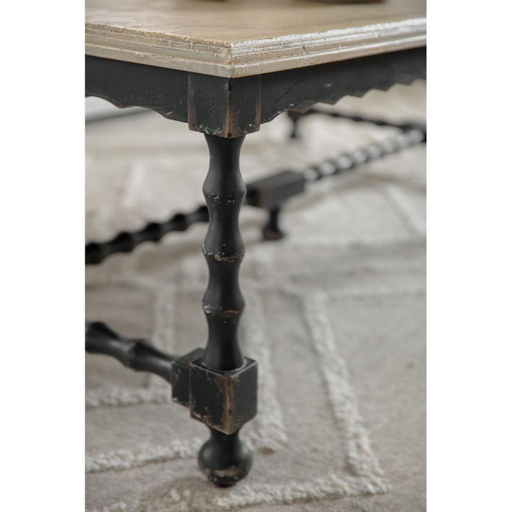 Coffee Tables Florence Cocktail Table - Beige Black Off White - Rectangle