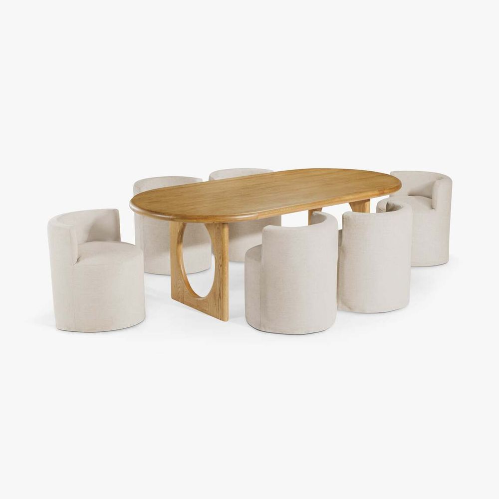 Leona Dining Chair - Oatmeal