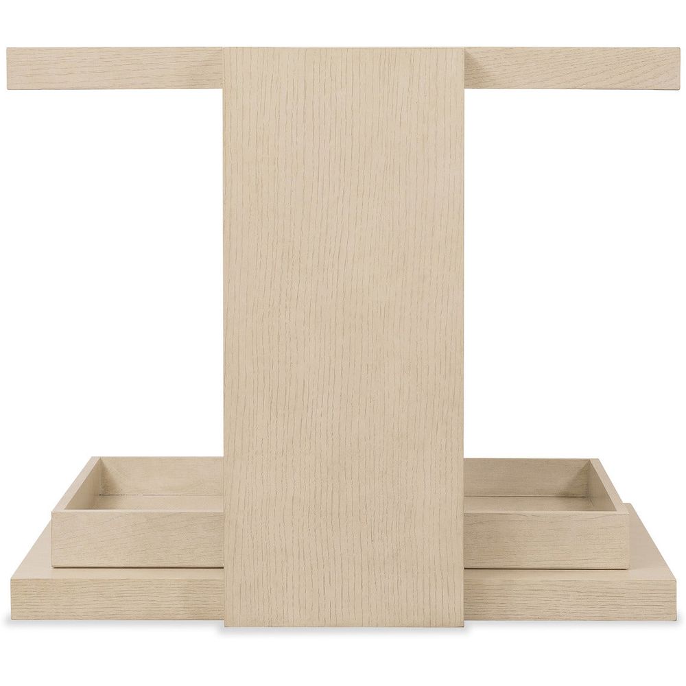 Side Tables Westwood End Table with Tray - Polished Limestone