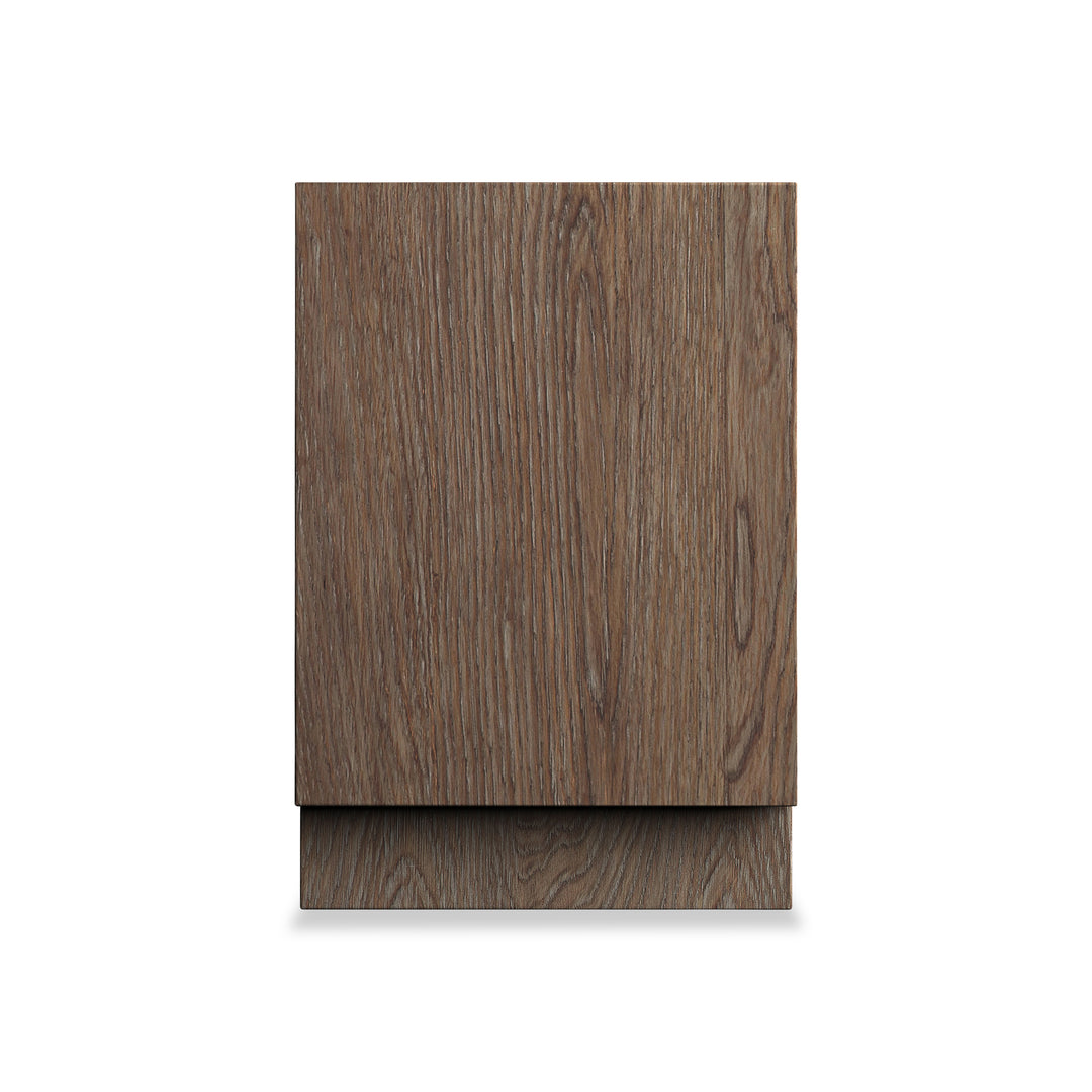 Casa Paros Nightstand with Woven Drawer Front