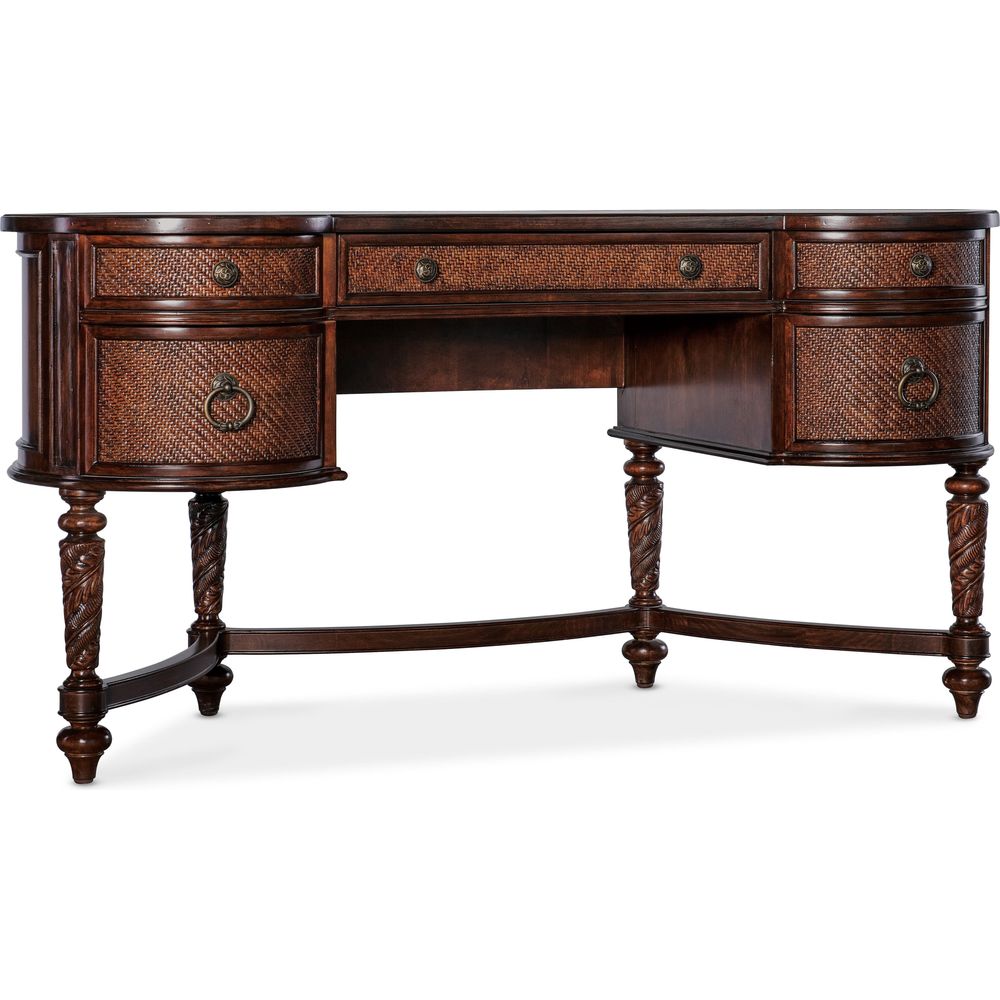 Desks Charleston Kidney Writing Desk - Dark Wood