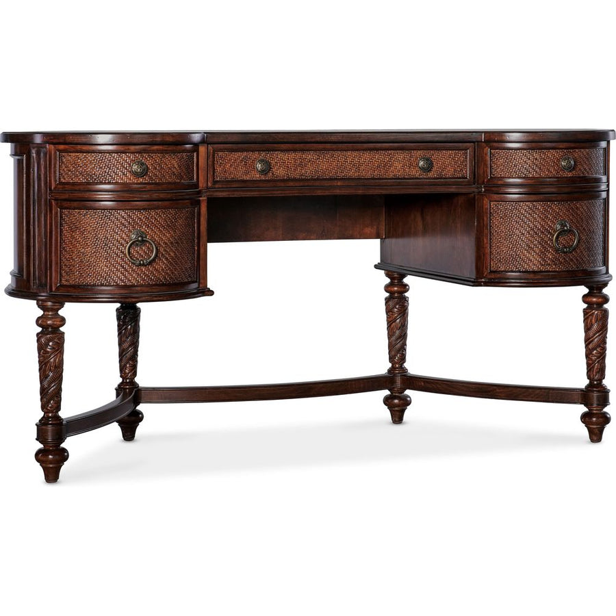 Desks Charleston Kidney Writing Desk - Dark Wood