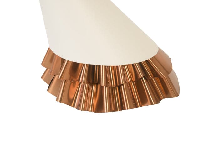 Ruffle Pendant Lamp-Phillips Collection-PHIL-IN97484-PendantsBlack/Brass-7-France and Son