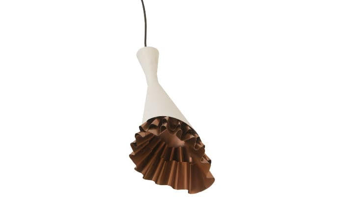 Ruffle Pendant Lamp-Phillips Collection-PHIL-IN97484-PendantsBlack/Brass-8-France and Son
