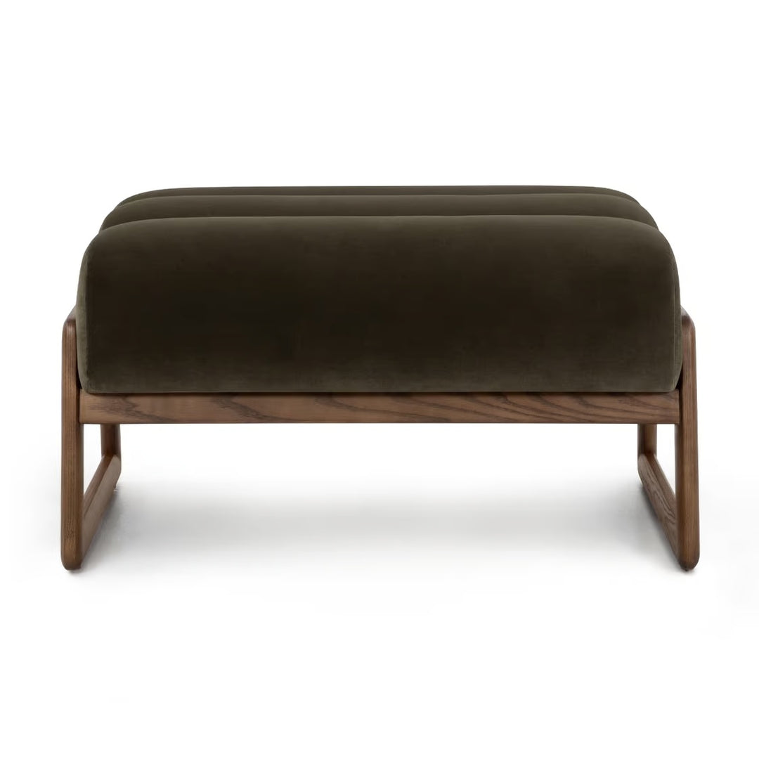 Milo Ottoman - Venice Cypress - alternate view