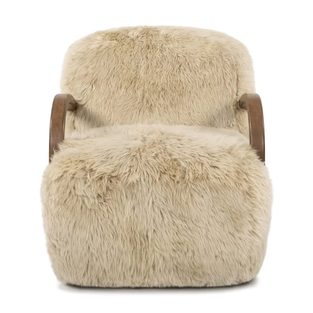 Geneva Lounge Chair - Morel Taupe - alternate view