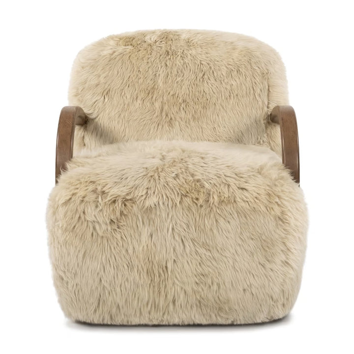 Geneva Lounge Chair - Morel Taupe - alternate view