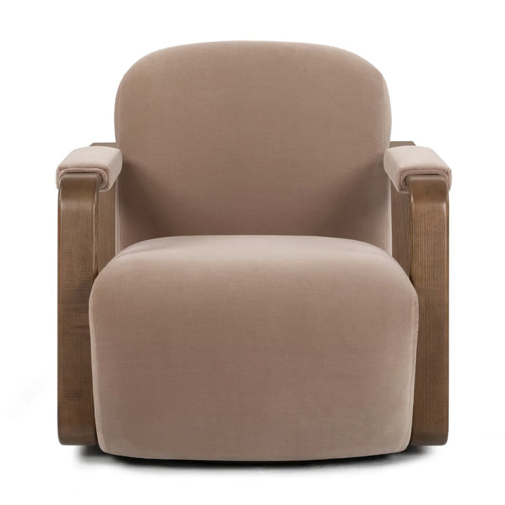 Lucerne Swivel Chair - Venice Mink - alternate view