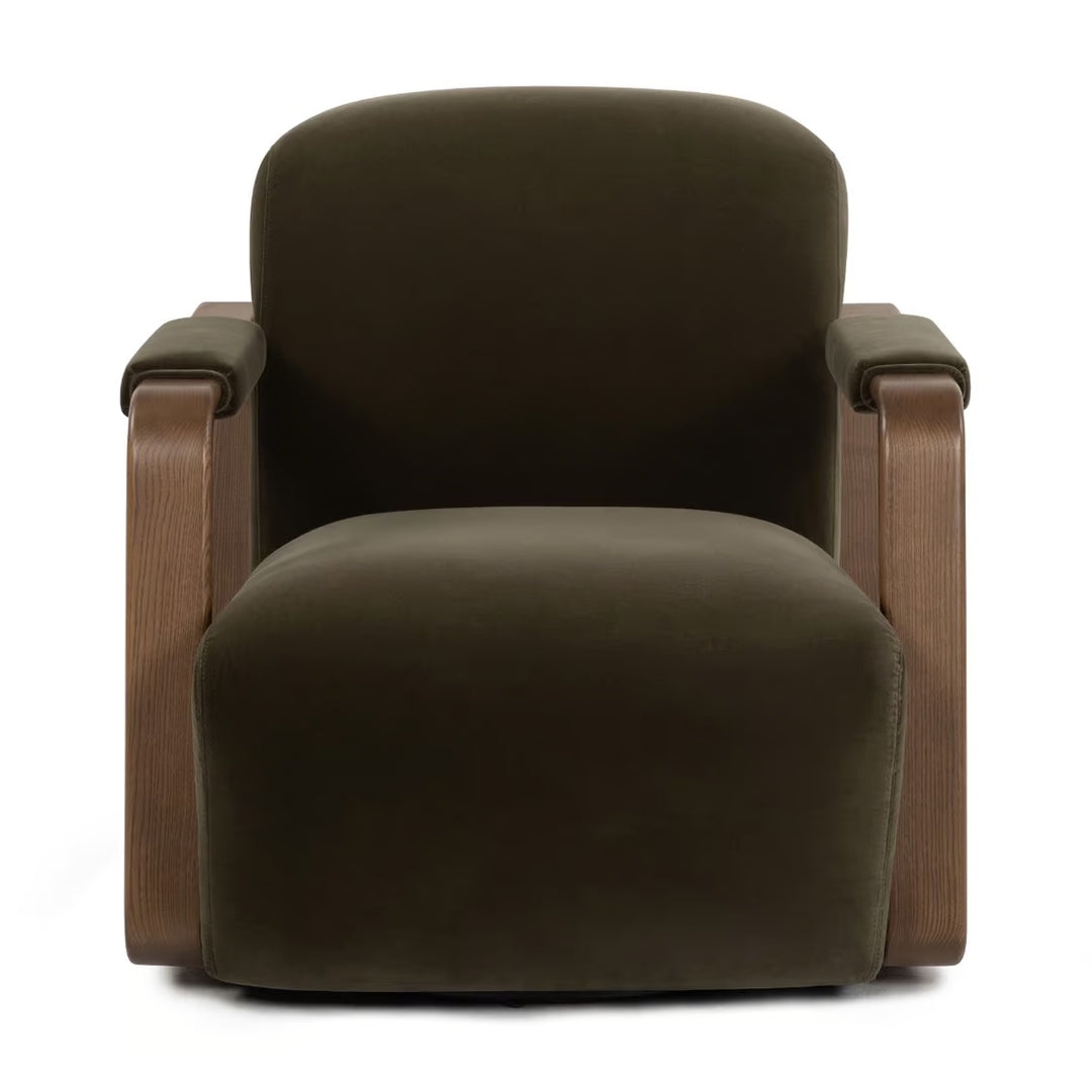 Lucerne Swivel Chair - Venice Cypress - alternate view