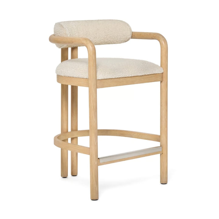 Fowler Counter Stool - Saddle / Mystic Hemp