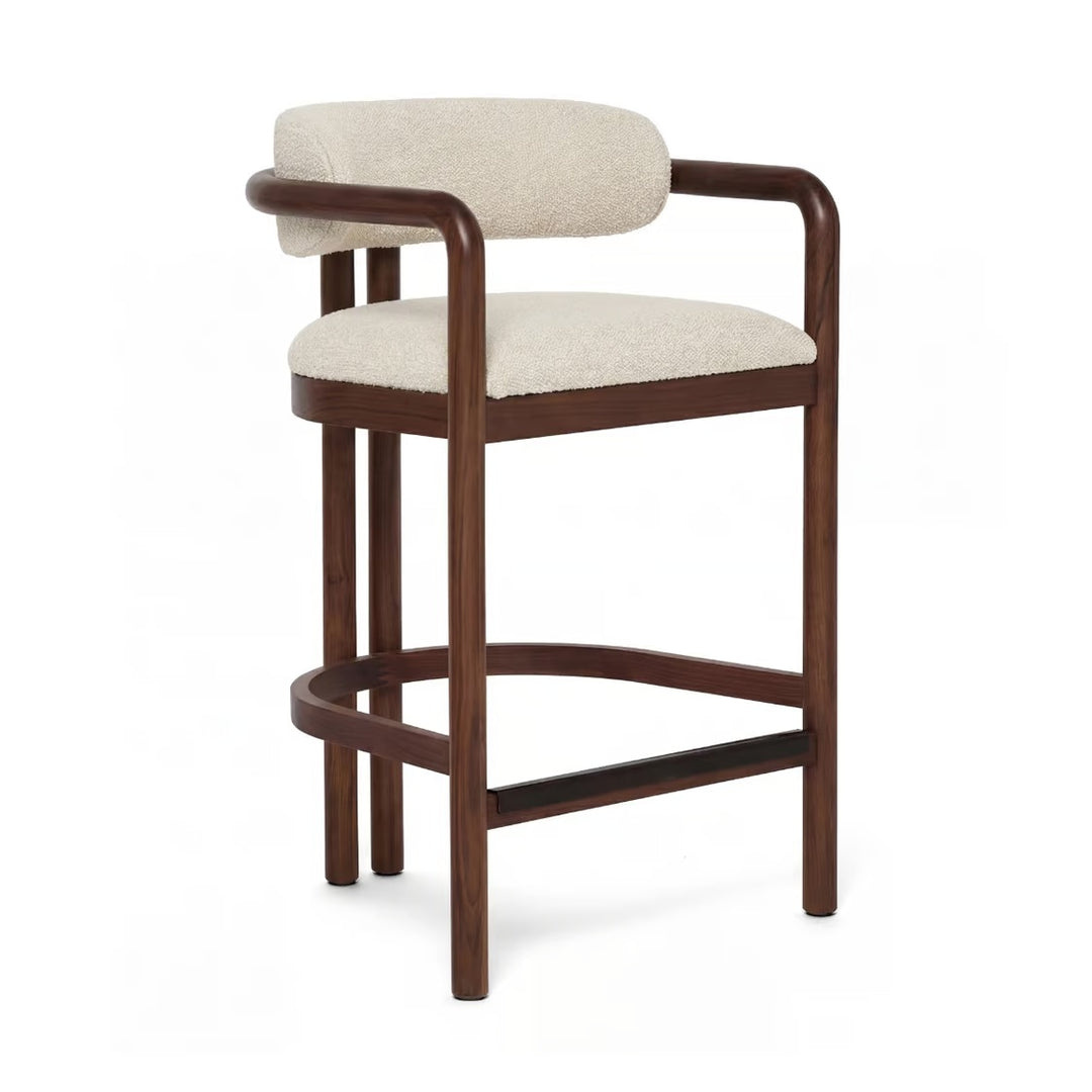 Fowler Counter Stool - Classic Walnut / Mystic Hemp