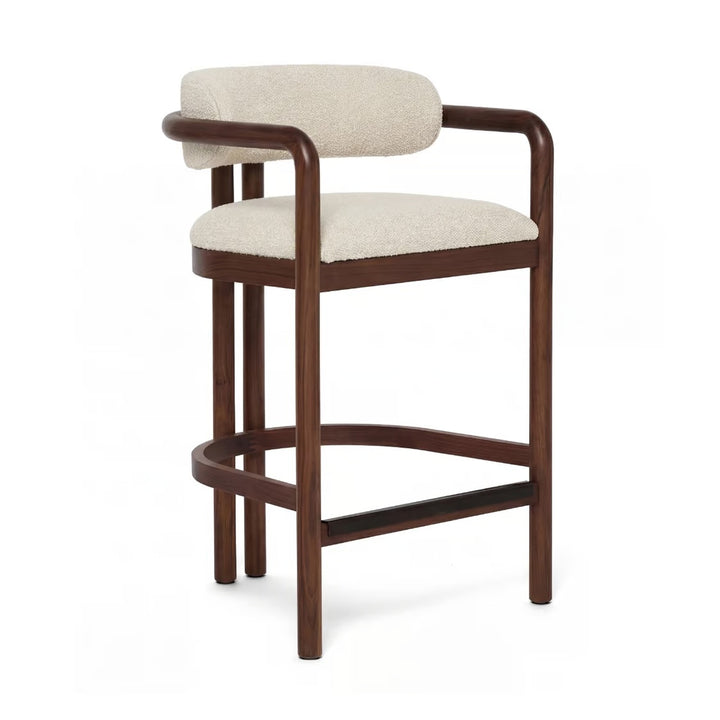 Fowler Counter Stool - Classic Walnut / Mystic Hemp