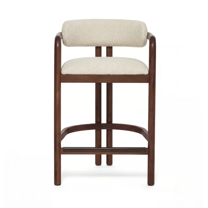 Fowler Counter Stool - Classic Walnut / Mystic Hemp - alternate view