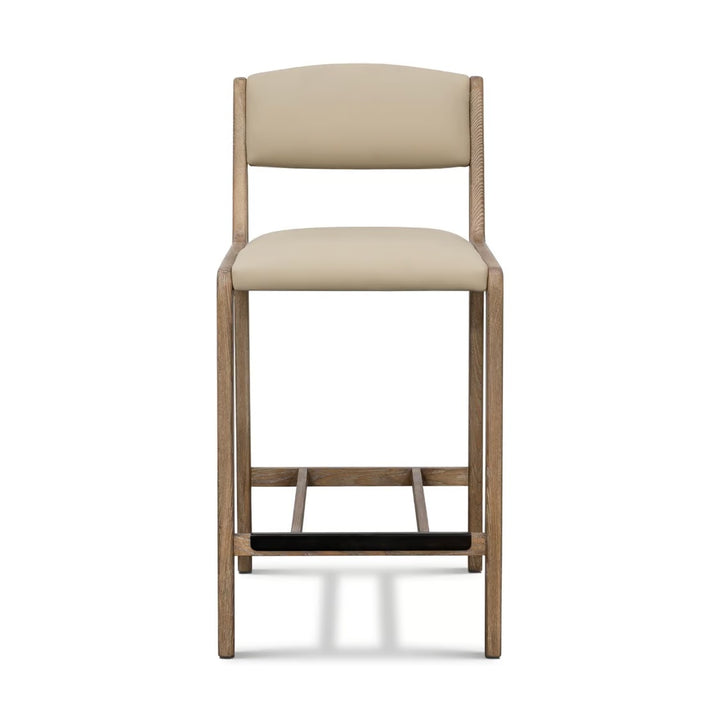 Paolo Counter Stool - Autumn Brown / Cream Latte - alternate view